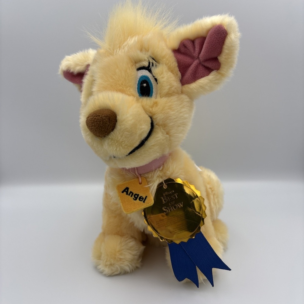 Angel Plush Dog From Lady and The Tramp 2 Tags From The Disney Store